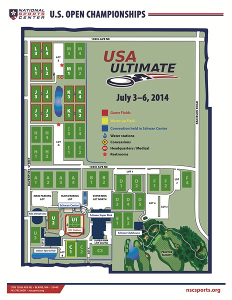 Blaine Soccer Complex Map - Terminal Map