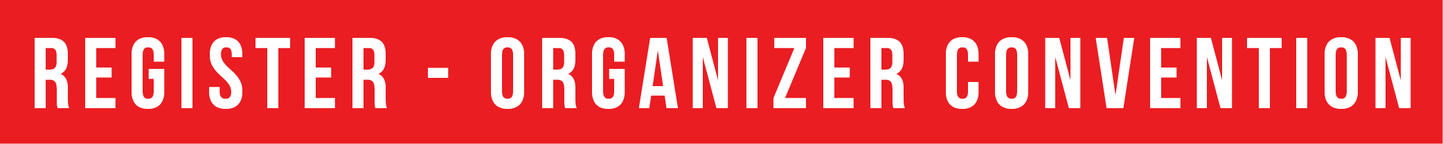 Register OrganizerConvention